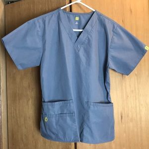 SMALL Gray scrub top